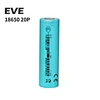 EVE 18650 20P 3.6V 2000mAh High Drain Rechargeable Lithium Ion Battery Cell for Power Tools and E-Scooters